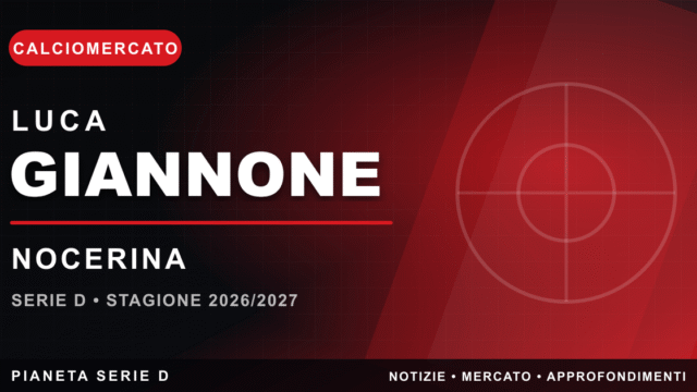 Serie D, Nocerina: Luca Giannone resta in rossonero
