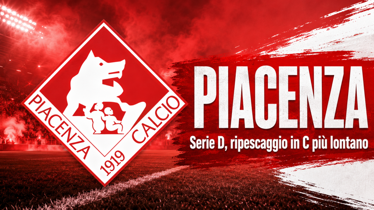 Serie D, Piacenza: si allontana il ripescaggio in C, vicino Luca Ferri